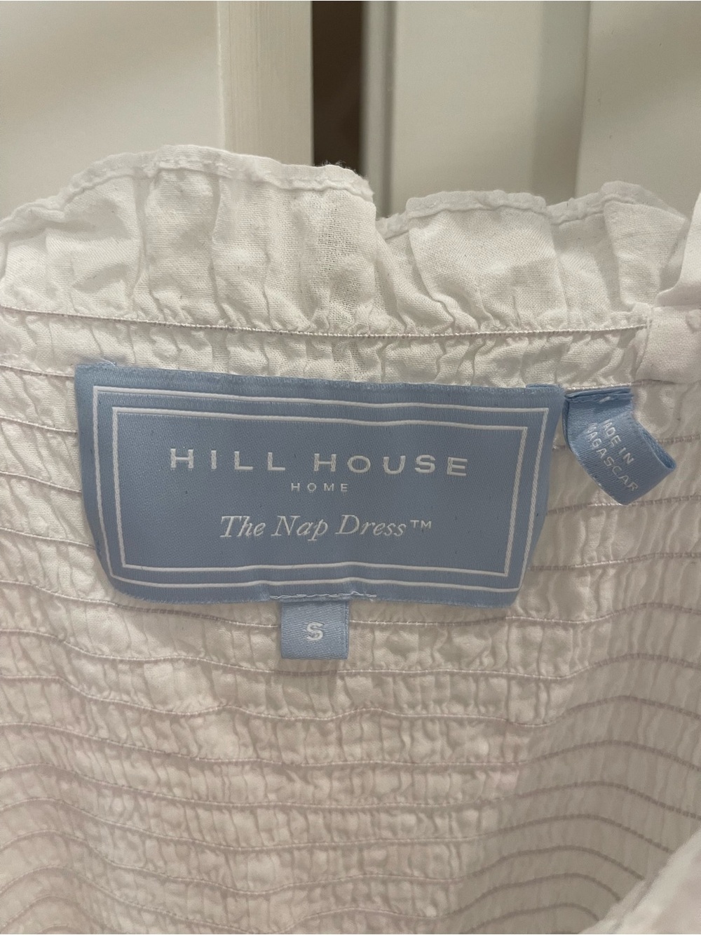 Hill House Home Ellie Nap Dress White Swiss Dot Smocked Tiered Midi Dress - Picture 3 of 9